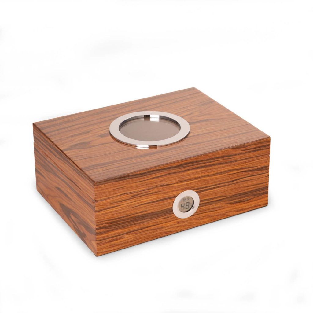 Lacquered Olive humidor