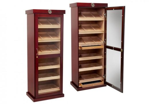 The Barbatus Wooden Cabinet Humidor by Prestige Import Group - 4000 Cigar ct