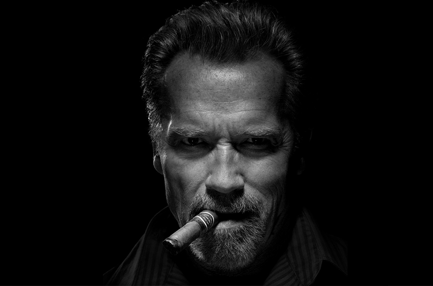 Schwarzenegger on how to smoke cigars