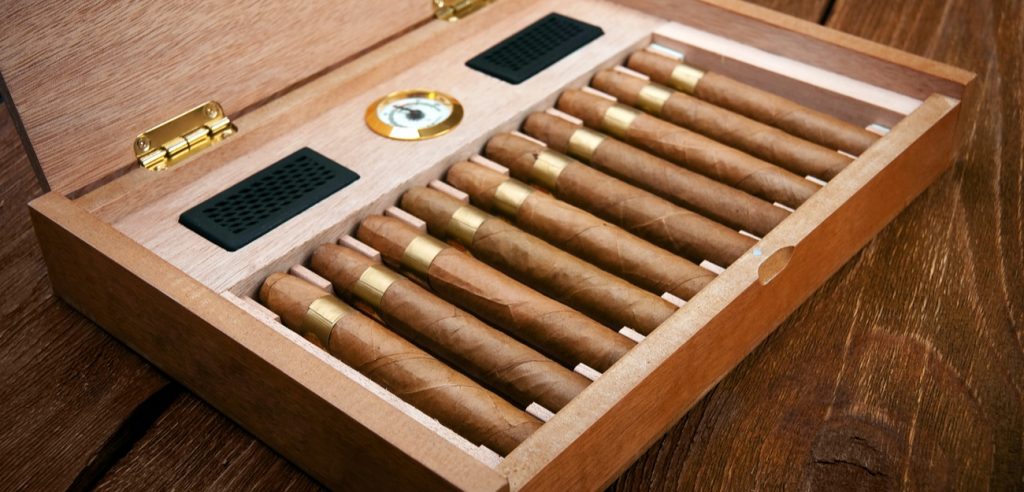 cigars in humidor